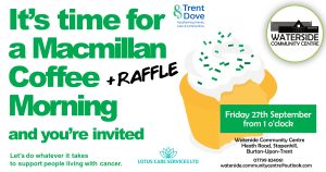 MacMillan Coffee, Charity, 